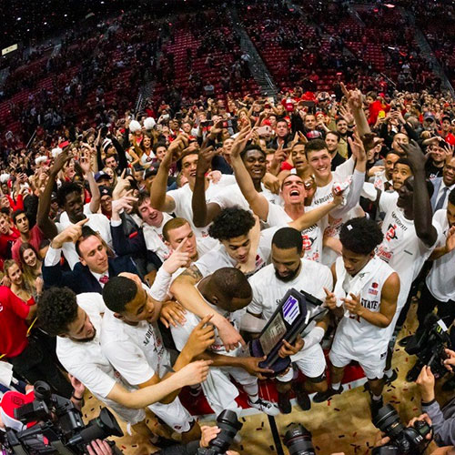 SDSU Men's Aztec Basketball Photo Credit: Derrick Tuskan