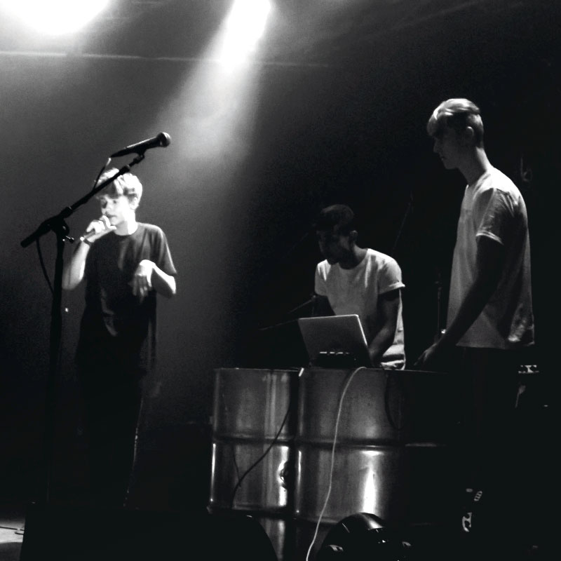 Music Band on stage