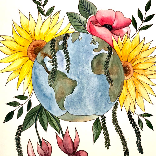 Earth in space