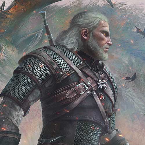  Witcher wearing armor illustration  - Event