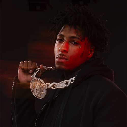  NBA YoungBoy holding up his chain   - Event