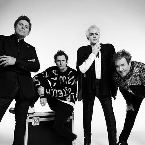  Duran Duran members group promotional shoot, black and white   - Event
