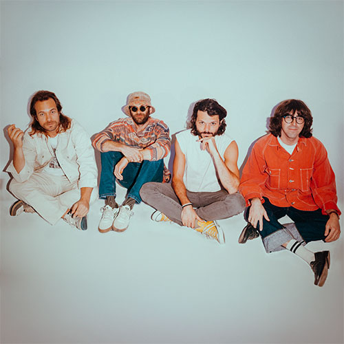  Goose band members sitting on the floor   - Event