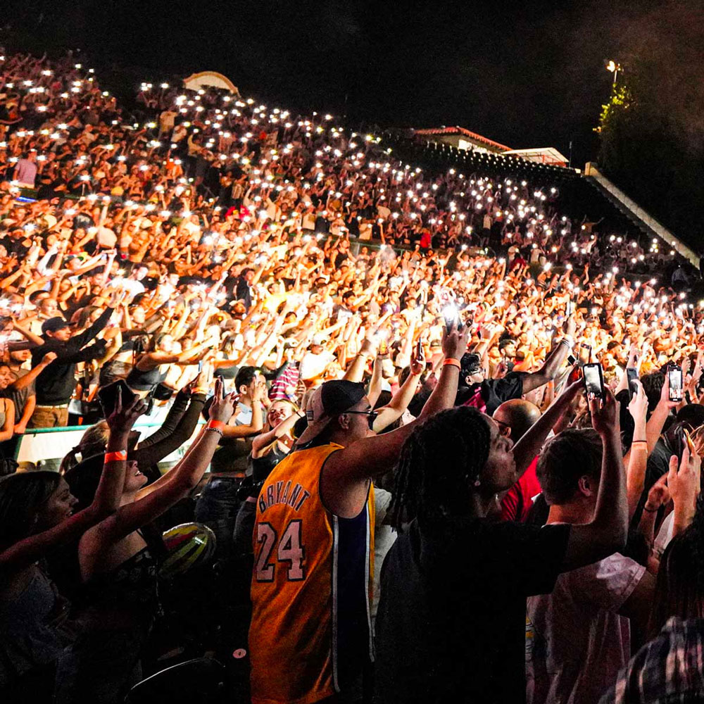 Photo of a crowd at a GreenFest Concert