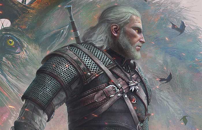 Witcher wearing armor illustration Promotional Photo