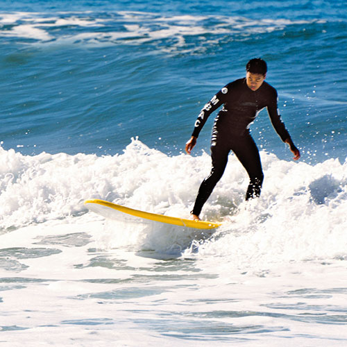 Man surfing