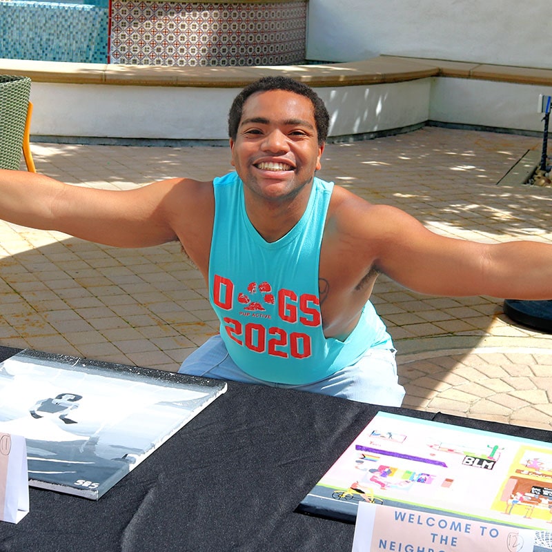 Tabling event in Union courtyard - ASUB Event