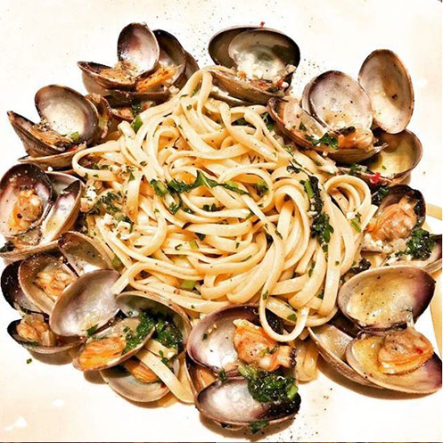 Manila Clam Linguine from King's Fish House