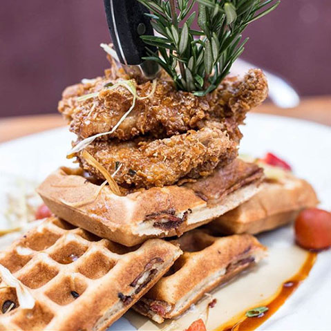 Waffles from Hash House A Go Go
