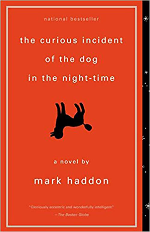 Book cover of The Curious Incident of the Dog in the Night-Time
