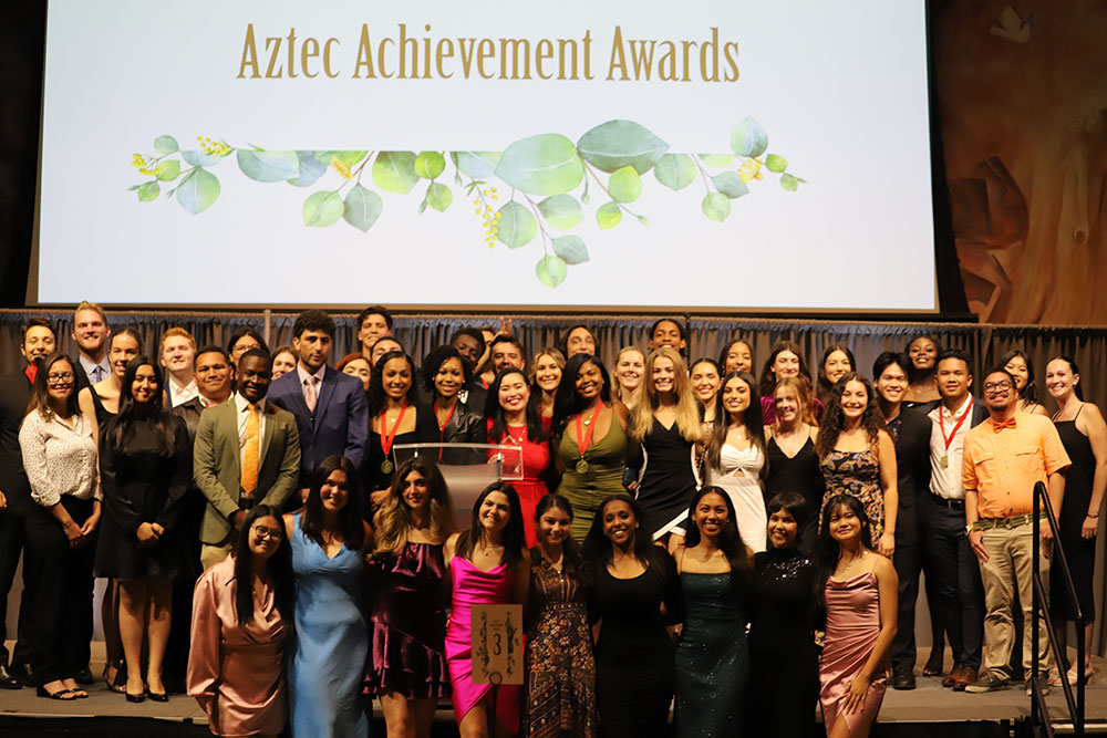Honorees at the Aztec Achievement Awards?2024-04-24