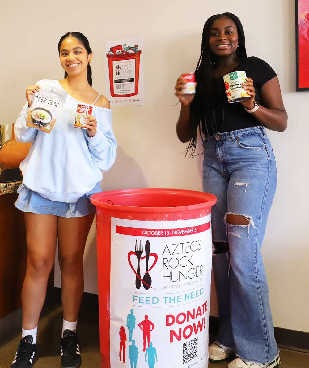 SDSU students collecting funds and food for ARH?2024-02-25