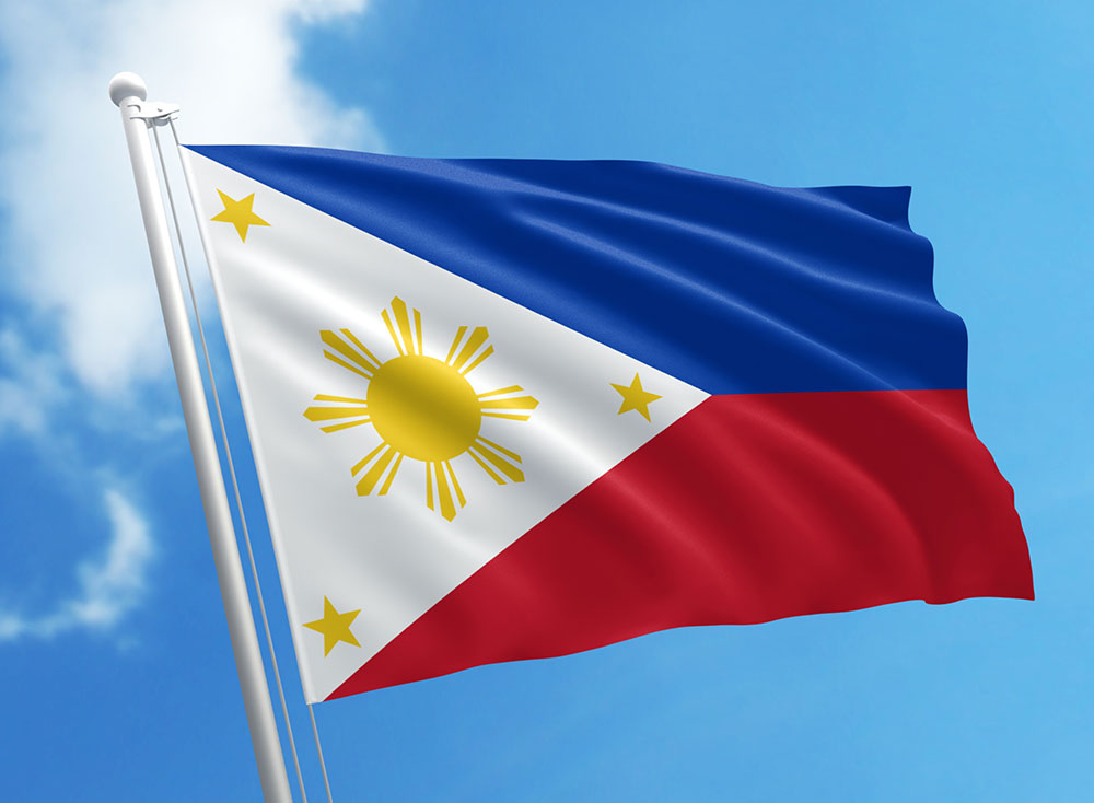 Filipino flag waving in the sky?2024-02-25