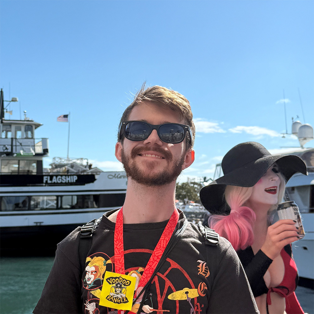 Jonathan at comic-con.