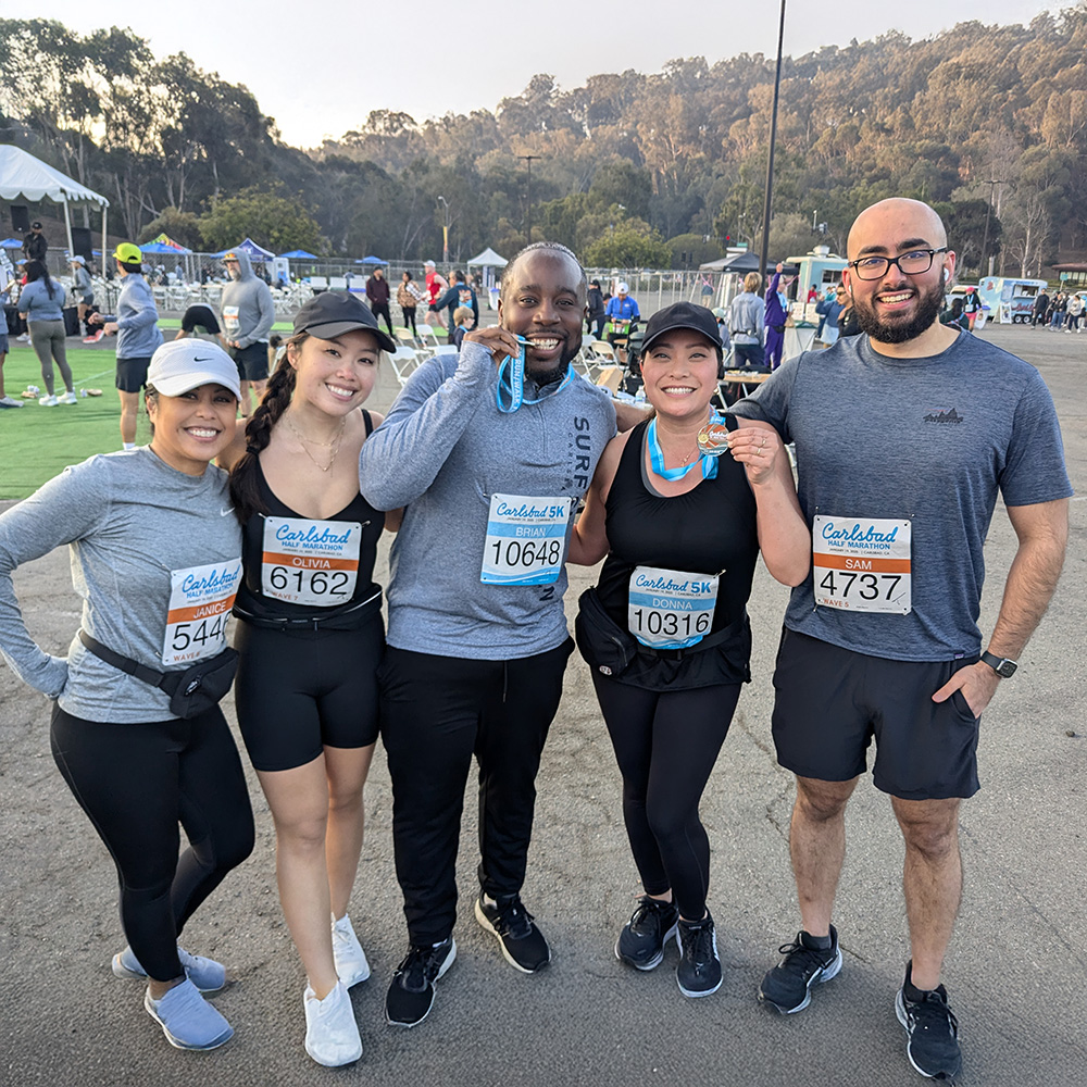 Left to Right: Janice Dils, Olivia Li, Brian Levett, Donna Buenafe, Sam Ramtin.