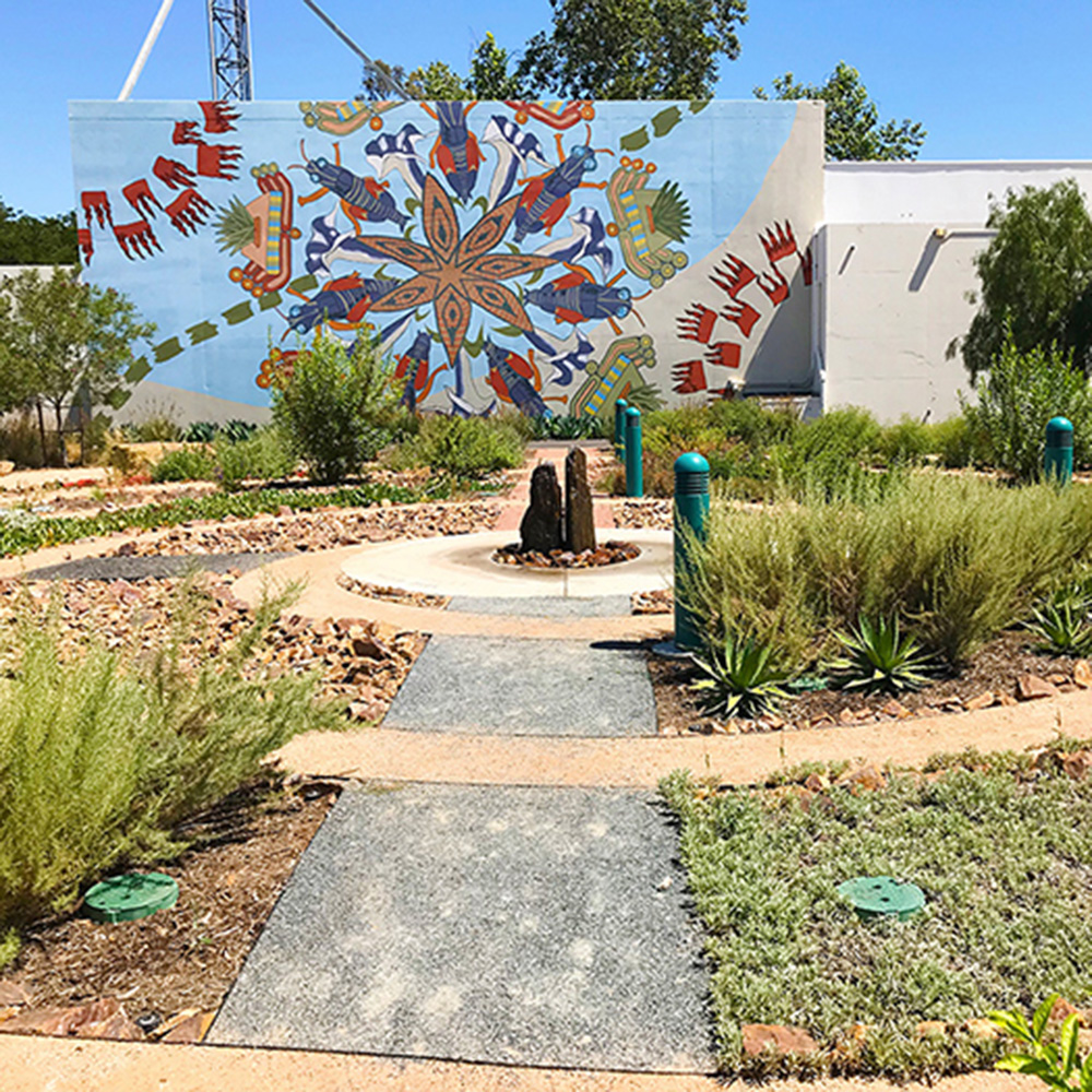 SDSU Native and Indigenous Healing Garden.