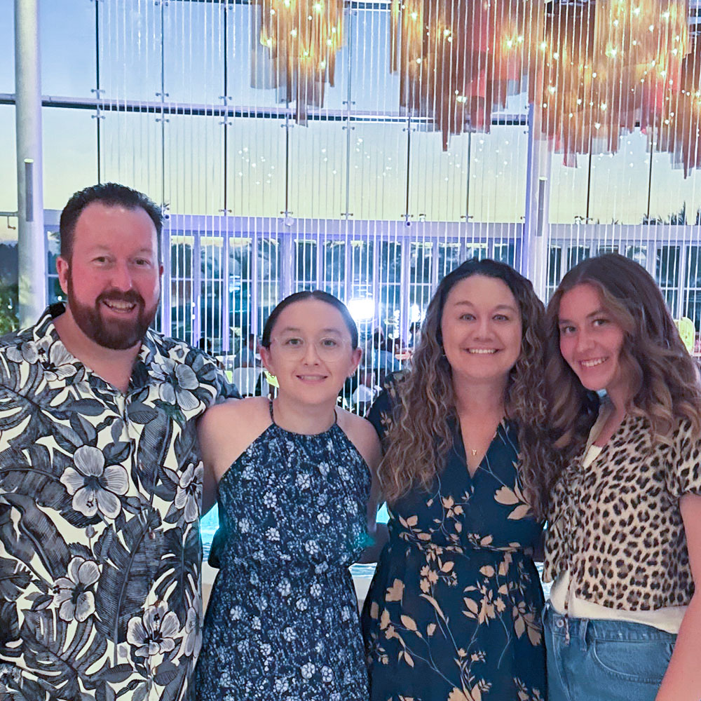 Patty Rea and her family.