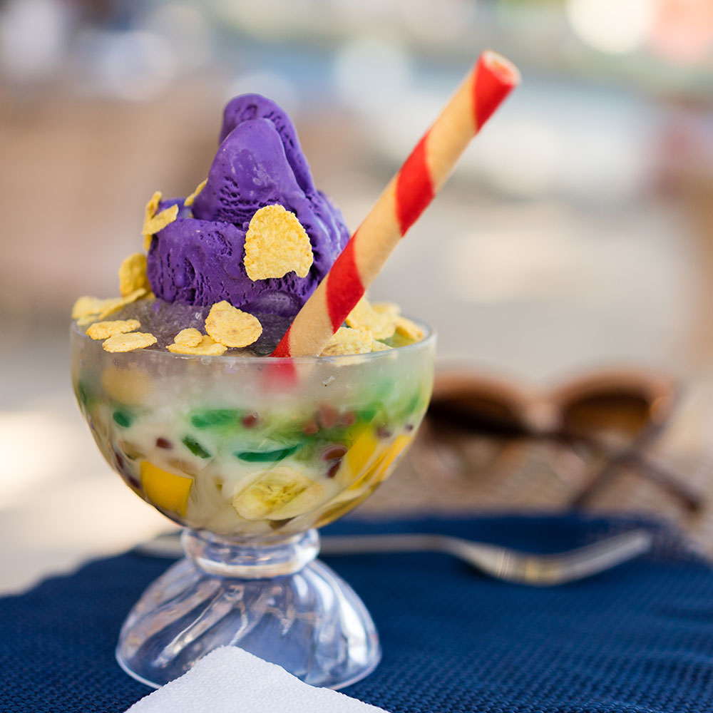 A traditional Filipino ice cream.