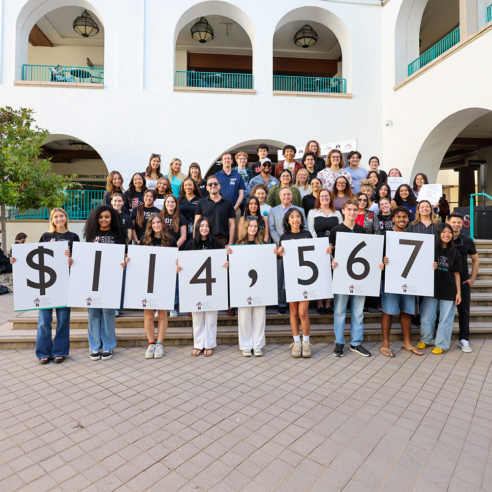 Aztecs Rocks Hunger raised a total of $114,567 dollars in donations.