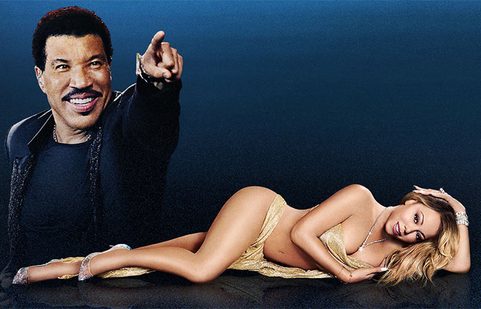 Lionel Richie with Mariah Carey