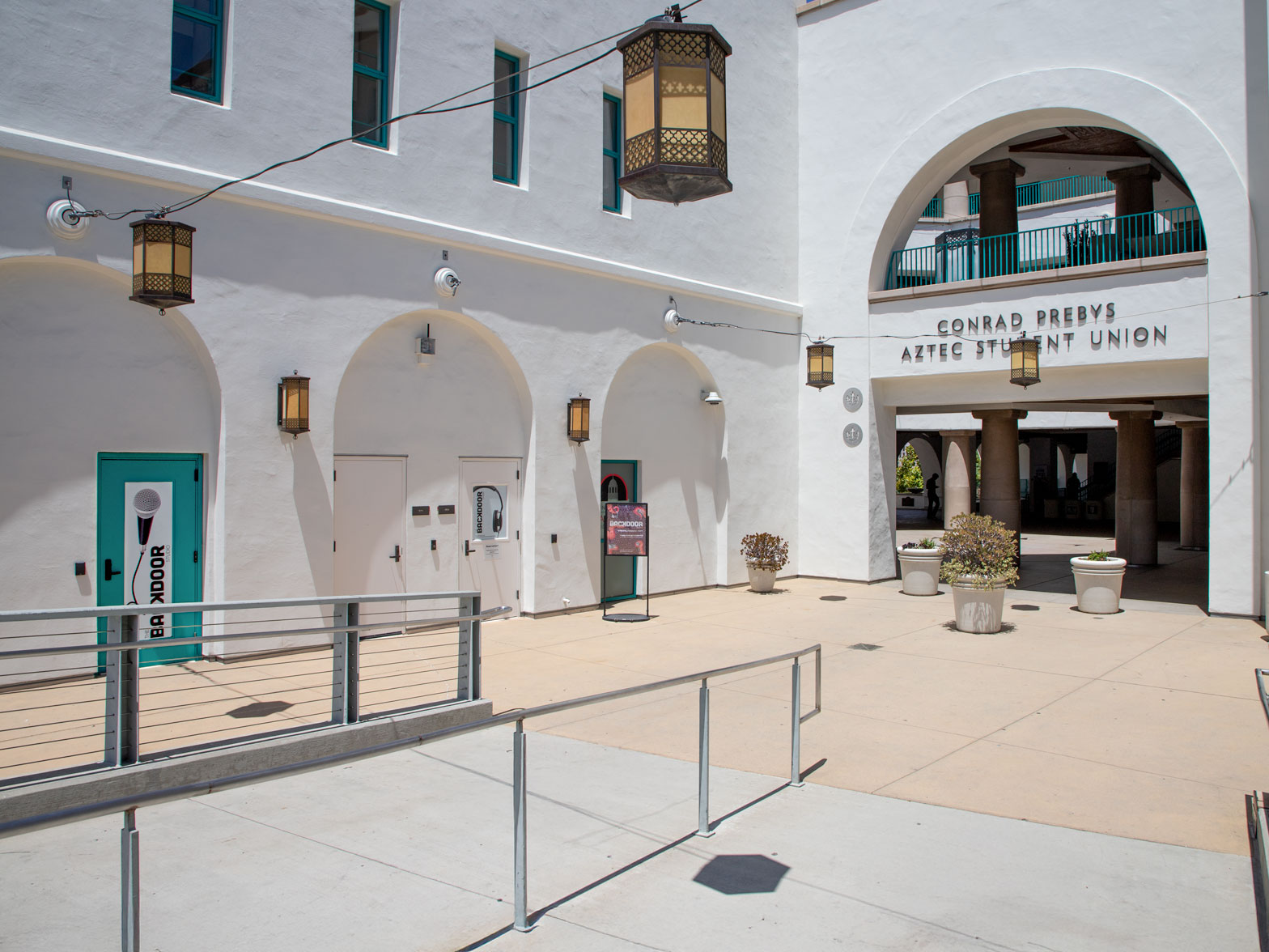 The Backdoor Studio Entrance