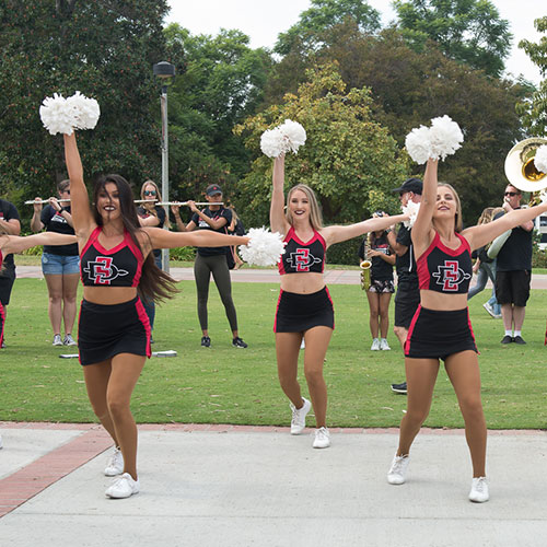 Dance Team preforming at an event
