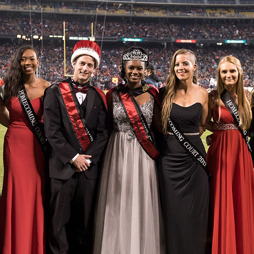 Homecoming Game Court