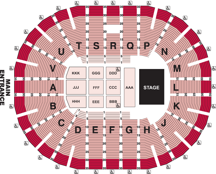 Seating Charts Viejas Arena Official Website Associated Students San Diego State University